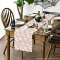 thumbnail image 3 of Camino de mesa Artoid Mode Pink Ghost Halloween 33 x 183 cm, 3 of 7