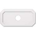 thumbnail image 2 of Ekena Millwork CMP34X17ED-05000 5 in. ID x 11.75 in. Rectangle Emerald Architectural Grade PVC Contemporary Ceiling Medallion, 2 of 4