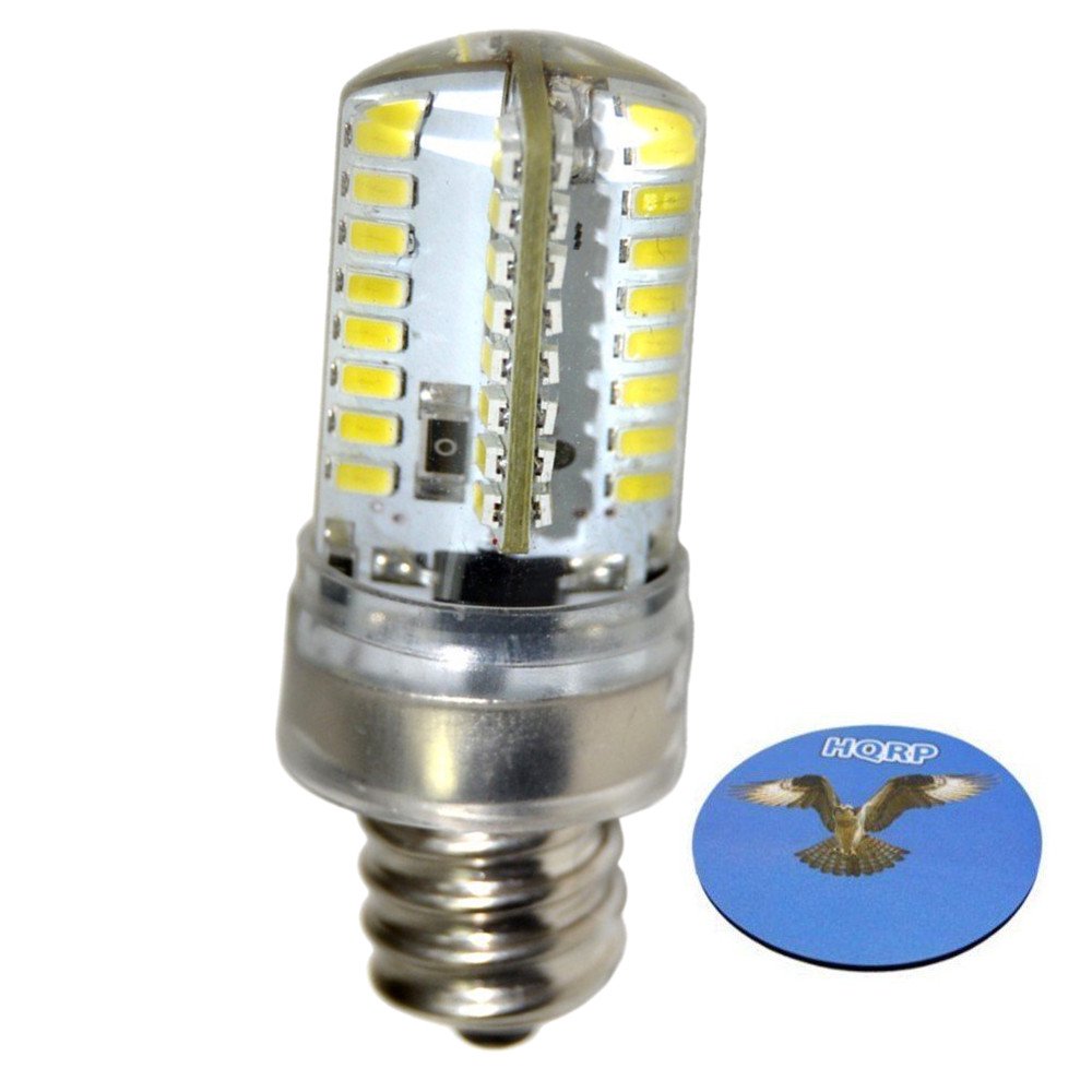 HQRP 7/16" 110V LED Light Bulb Warm White for Janome (New Home) 105