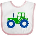 thumbnail image 3 of Inktastic Cute Green Tractor Boys or Girls Baby Bib, 3 of 4