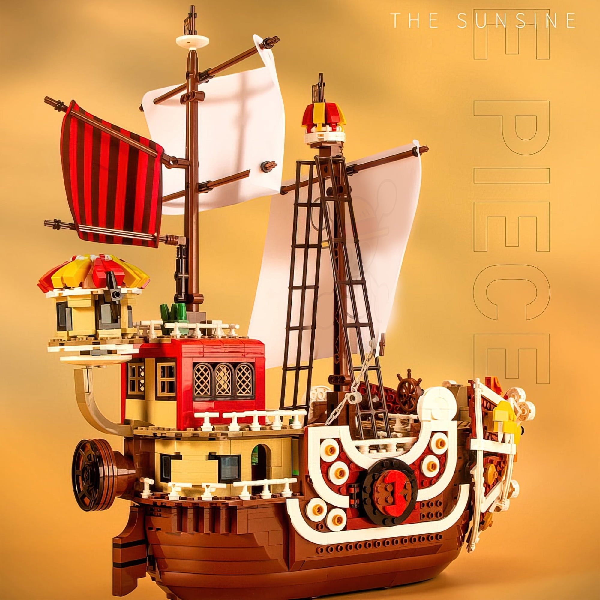 Unoffical LEGO One Piece Thousand Sunny SY6299 Unofficial lego