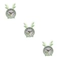 thumbnail image 2 of relayinert Réveil en Forme de Rabbit Deer Mignon pour Chambre Style Nordique Ludique et Attachant Cerf Vert 3Ensemble, 2 of 6