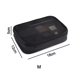 thumbnail image 1 of Bolsa de cosméticos de malla negra de viaje, bolsa de maquillaje con cremallera para mujer, neceser de lavado, organizador de maquillaje, bolsa de almacenamiento portátil, 1 of 5