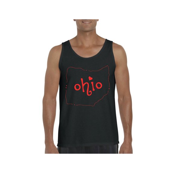 NIB - Men's Tank Top for Men - Ohio Map