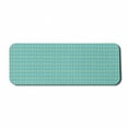 thumbnail image 1 of Geometrical Computer Mouse Pad, Abstract Striped Rounds with Tiny Polka Dots, Rectangle Non-Slip Rubber Mousepad Large, 31" x 12" Gaming Size, Dark Seafoam Seafoam, by Ambesonne, 1 of 2