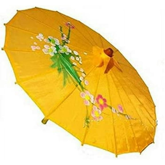 JapanBargain S-2197 Japanese Chinese Umbrella Parasol, Light Orange