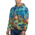 thumbnail image 2 of Bingfone Sea World Men'S Drawstring Hoodie Long Sleeve Pocket Sweatshirts-4x-Large, 2 of 9
