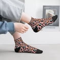 thumbnail image 6 of Uemuo Leopard Printed Crew Socks, Moisture-Wicking Socks, Athletic Socks for Men Breathable Cushion Socks Casual Sport Socks for Running Traveling, 6 of 6