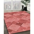 thumbnail image 2 of Ahgly Company Indoor Rectangle Patterned Bean Red Area Rugs, 8' x 10', 2 of 6