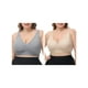thumbnail image 4 of Sujetadores finos suaves sin aros de talla grande para mujer, 4 of 8