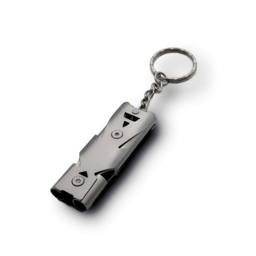 Portable High Titanium Emergency Whistle Keychain EDC Survival Necklace M4W3 