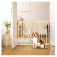 thumbnail image 2 of JTAOT 24" - 40" Wide Walk Thru Pet Gate, Wooden Dog Gate for Stairs, Hallways, & Doorways, for Small and Medium Dogs, 2 of 9