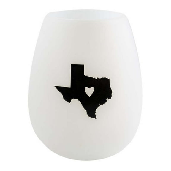 About Face Designs Texas Silicone Wine Glass