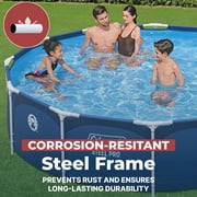 Coleman Steel Pro 12 ft. x 33 in. Round Metal Frame Above Ground Pool Set