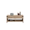 Sauder Saddler Way Lift Top Coffee Table, Lintel Oak Finish