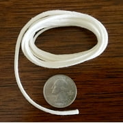 Firefly Brand - 5 Feet of 2.6mm  or 3.6mm Round Braided Cotton Replacement Wick for Oil Lamps and Candles