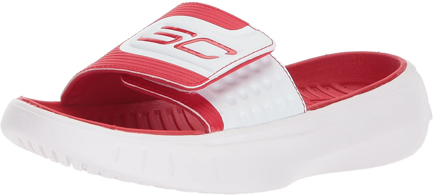 red under armour sandals