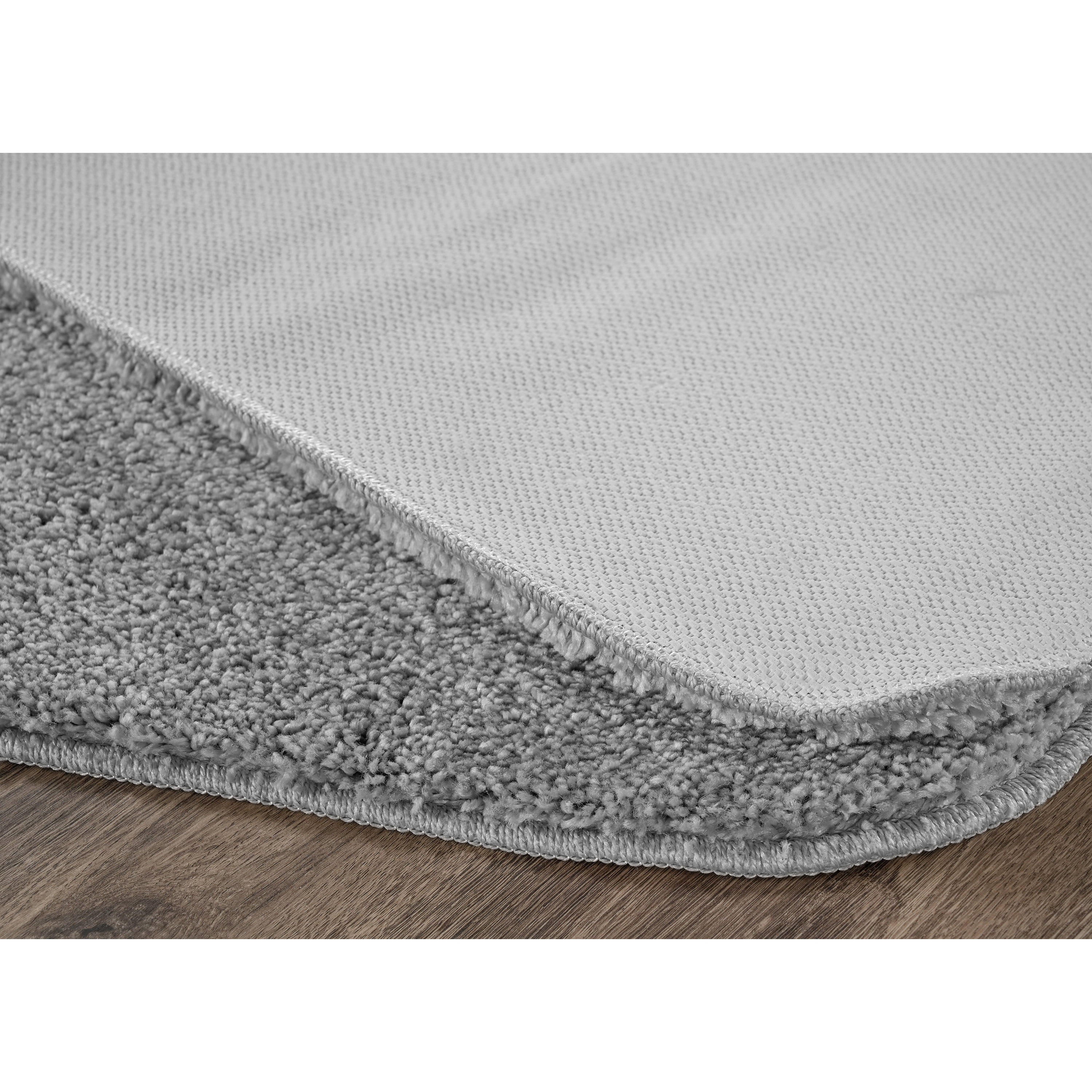 Garland Rug Sedona Washable Bath Rug Set, 2 Piece (21"x34" & 17"x24") Silver