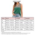 thumbnail image 4 of Camisa sin mangas con cuello hueco para mujer, blusa informal sin mangas con estampado de leopardo a la moda para citas, 4 of 6