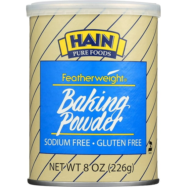 Hain Pure Foods Baking Powder Sodium Free, Gluten Free, 8 Ounce Boxes