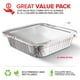 thumbnail image 2 of Moldes cuadrados para tartas Stock Your Home, desechables, aluminio, 8 pulgadas, 2 of 7