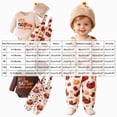 thumbnail image 4 of Gerichy Newborn Thanksgiving Outfit Baby Boy Outfit Long Sleeve Romper Suspender Pants Fall Winter Clothes 0-18 Months, 4 of 7
