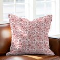 thumbnail image 2 of Red Throw Pillow Cover Cycling Pattern Cotton Linen Cushion Cover Throw Pillow Case with Invisible Zipper for Couch Sofa Bed Chair Car 20x20 Inch, 2 of 14