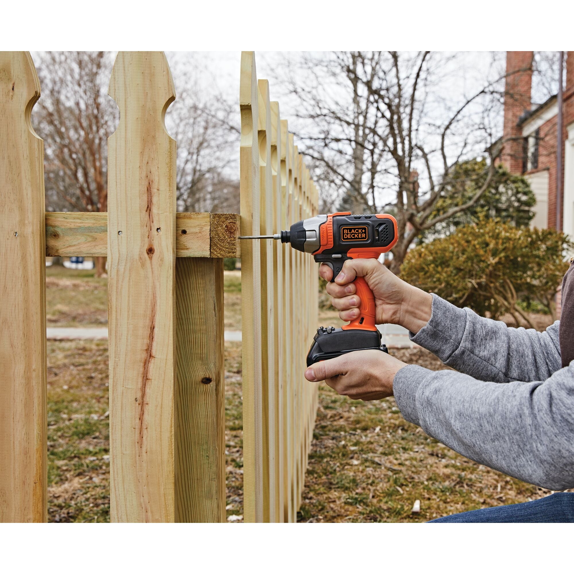BLACK+DECKER 20V MAX* Cordless Impact Driver with Charger and Fastening Bit, (BDCI20BC)