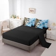 thumbnail image 5 of Manfei Pike Fish 7pcs Bedding Comforter Set,Fishing And Hunting Queen Bedding Sets,Modern Maritime Sealife Queen Sheet Sets For Boys,Microfiber Bedroom Decor Reversible, 5 of 8