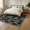 thumbnail image 3 of ODIKA 6'x9' Washable Area Rug Non-Slip, Easy Care, Cow Print Splotch Motif Rectangular Covering Artwork Pick Farm for Family Room, Living Room, Master Bedroom, 3 of 7