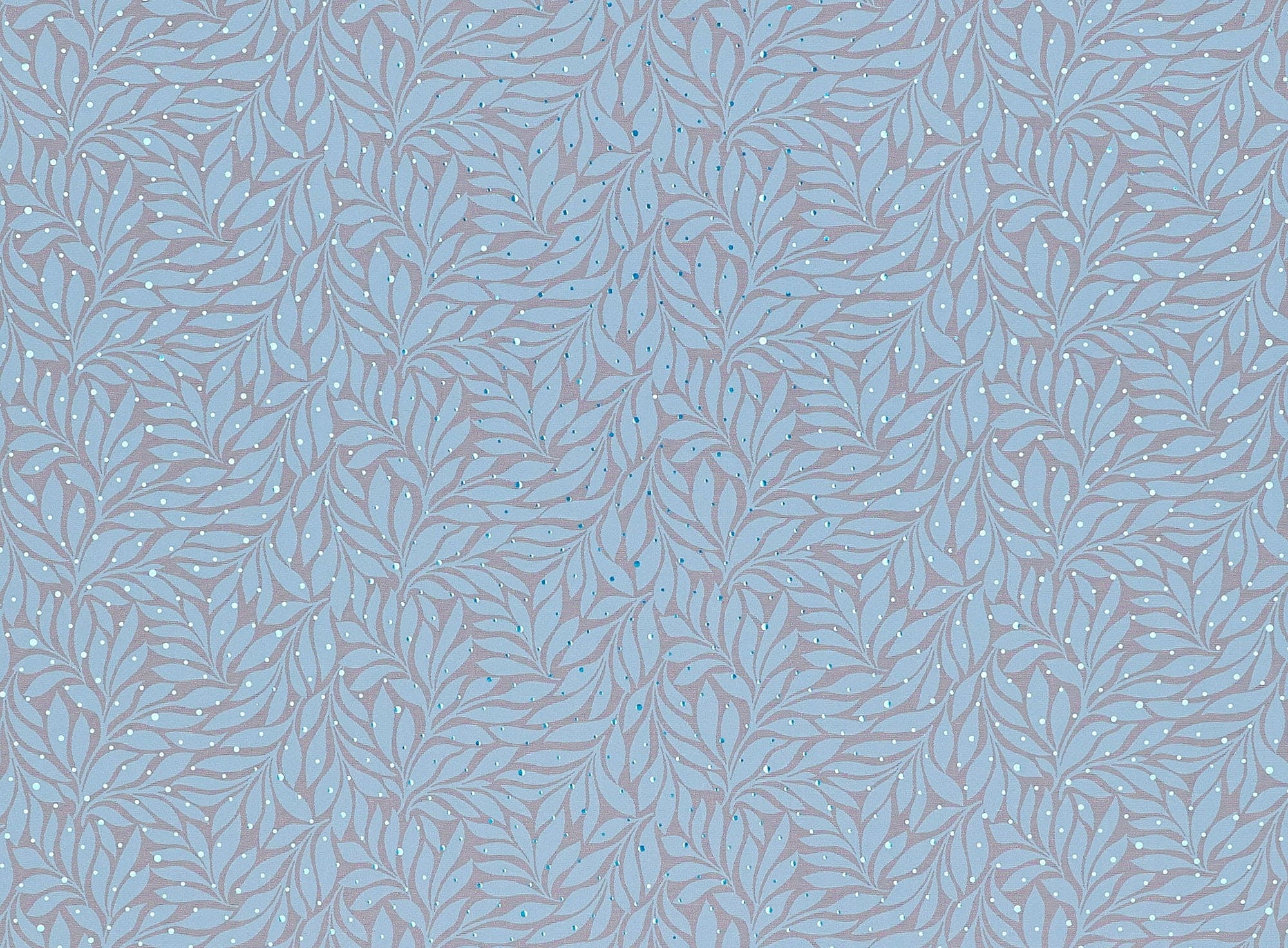 Zelouf Leaves In Motion Print W/hologram On Tulle  , Sewing, DIY, Crafts Fabric by the Yard, Jaz Teal/black, 10 Yard