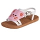 thumbnail image 1 of Huarache Para Bebé Niña CASTALIA 507-155 Blanco con Osito, 1 of 3