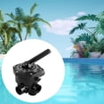 thumbnail image 3 of Accesorios para válvulas de bomba de filtro de arena, válvula multipuerto de 6 vías para piscinas 15 pulgadas negro, 3 of 7