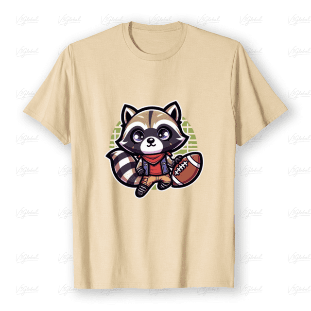 T-shirt Unisexe Sportif Animal Panda Rouge de la Journée des Espèces en Danger, jusqu'à la Taille 5TG R00149