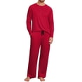thumbnail image 5 of MINTREUS Couple Pajama Sets Soft PJs Sets for Couples/Women/Men Matching Sleepwear with Pockets, 5 of 6