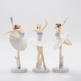 thumbnail image 5 of Ballet Girl Figures Statue Model Toys Action Figure Toy  Pink Set Of 3, 5 of 5