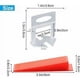 thumbnail image 2 of Sistema de nivelación de baldosas de 600 piezas + 500 clips espaciadores de 1 mm y juego de espaciadores de 100 piezas - Kit de herramientas para instalación de baldosas y pisos, 2 of 5