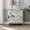 Silver+Grey, variant on Furvclv 31.5" Accent Cabinet, Kitchen Pantry Cabinets With Mirror Trim, M Shape Design Buffet Cabinet, Sideboard Console Table For Bedroom, Dining Room, Entrance, Silver