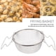 thumbnail image 3 of silvery stainless steel frying basket Fried Basket chips deep french fry baskets fry baskets holder food frying basket, 3 of 5