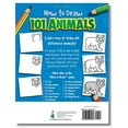 thumbnail image 2 of Dan Green How to Draw 101 Animals Drawing Notebook & Sketch Book, 11" x 8.5", 48 Pages, 2 of 5