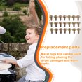 thumbnail image 3 of Paquete de 21 tornillos para instrumentos musicales de percusión de lengüeta de tambor Toystoory, 3 of 6