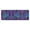 Purple and Blue, variant on Purple Boho Tribal Stripes and Hearts Pattern Kitchen Rug Mat,Kitchen Runner Rugs Non Skid Washable,Decorative Kitchen Floor Mats for Kitchen,Sink,Laundry,17"x47.2"
