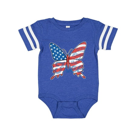 

Inktastic Patriotic Butterfly Gift Baby Girl Bodysuit
