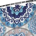 thumbnail image 4 of Ethnic Boho Style Bathroom Curtain 36x72 Inches Tribal Print Polyester Fabric Vintage Earthy Tone Shower Decor, 4 of 5