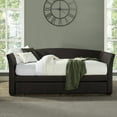 thumbnail image 4 of Hillsdale Furniture Montgomery Upholstered Twin Daybed with Trundle, Brown, 4 of 5