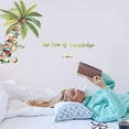 thumbnail image 4 of Coconut Book Tree Wall Decals The Tree of Knowledge Wall Sticker Cute Sloth Climbing on The Tree DIY Vinyl Mural Art Decor, 4 of 9