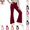 Wine, variant on YOUYEDIAN Girls Yoga Pants High Waisted Crossover Tummy Control Flare Leggings