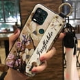 thumbnail image 6 of LYM-Phone Case For Moto G Stylus 5G, Wrist Strap Protective Back Cover Waterproof Flower Kickstand Wristband Fashion Design Lanyard Anti-dust Silicone Soft case Ring Phone Holder Durable, 6 of 9