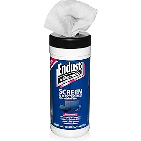 Endust for Electronics END11506 Anti-Static Wipes, 70 count