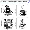 thumbnail image 2 of 4 Styles Coffee Cup Decal Caffeine Car Decal Coffee Car Sticker Waterproof Self Adhesive Vinyl Automotive Exterior Decoration for SUV Truck Motorcycle, 2 of 9
